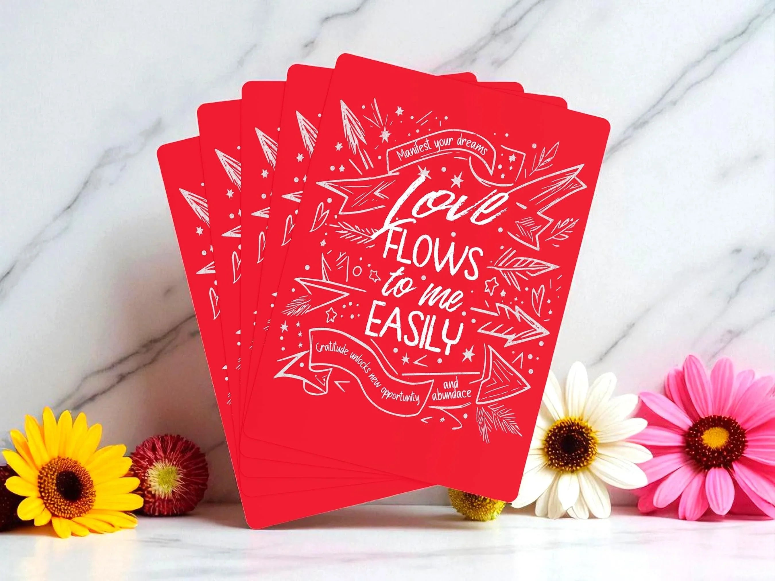 Jeu de poker abondance, pensée positive, carte de poker confiance - Essences Agape 48302615