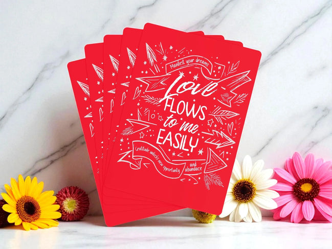 Jeu de poker abondance, pensée positive, carte de poker confiance - Essences Agape 48302615