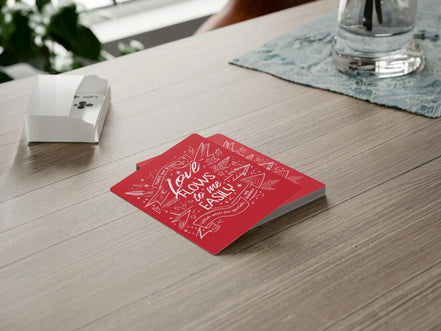 Jeu de poker abondance, pensée positive, carte de poker confiance - Essences Agape 91606878