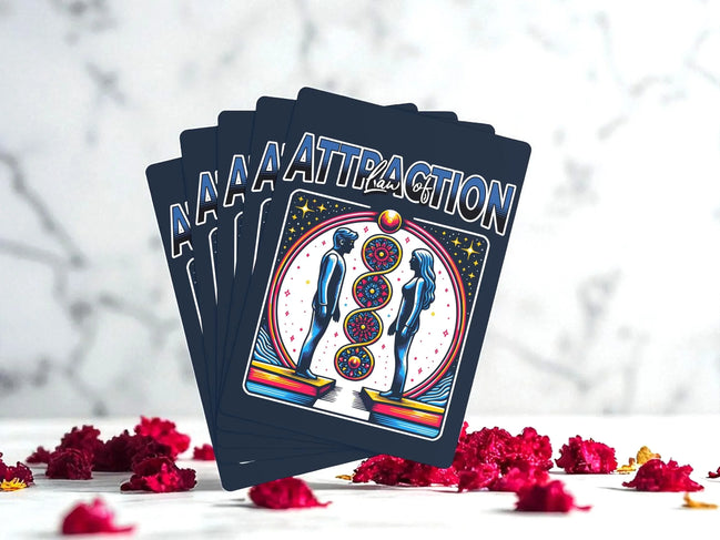 Jeu de poker loi de l'attraction, pensée positive, carte de poker - Essences Agape 61773731