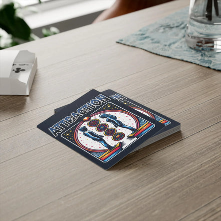 Jeu de poker loi de l'attraction, pensée positive, carte de poker - Essences Agape 7981214