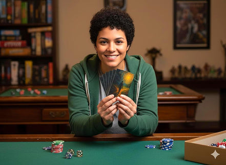 Jeu de poker peinture, ange divin artistique spirituel, carte de poker - Essences Agape 75715713