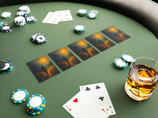 Jeu de poker peinture, ange divin artistique spirituel, carte de poker - Essences Agape 68715518