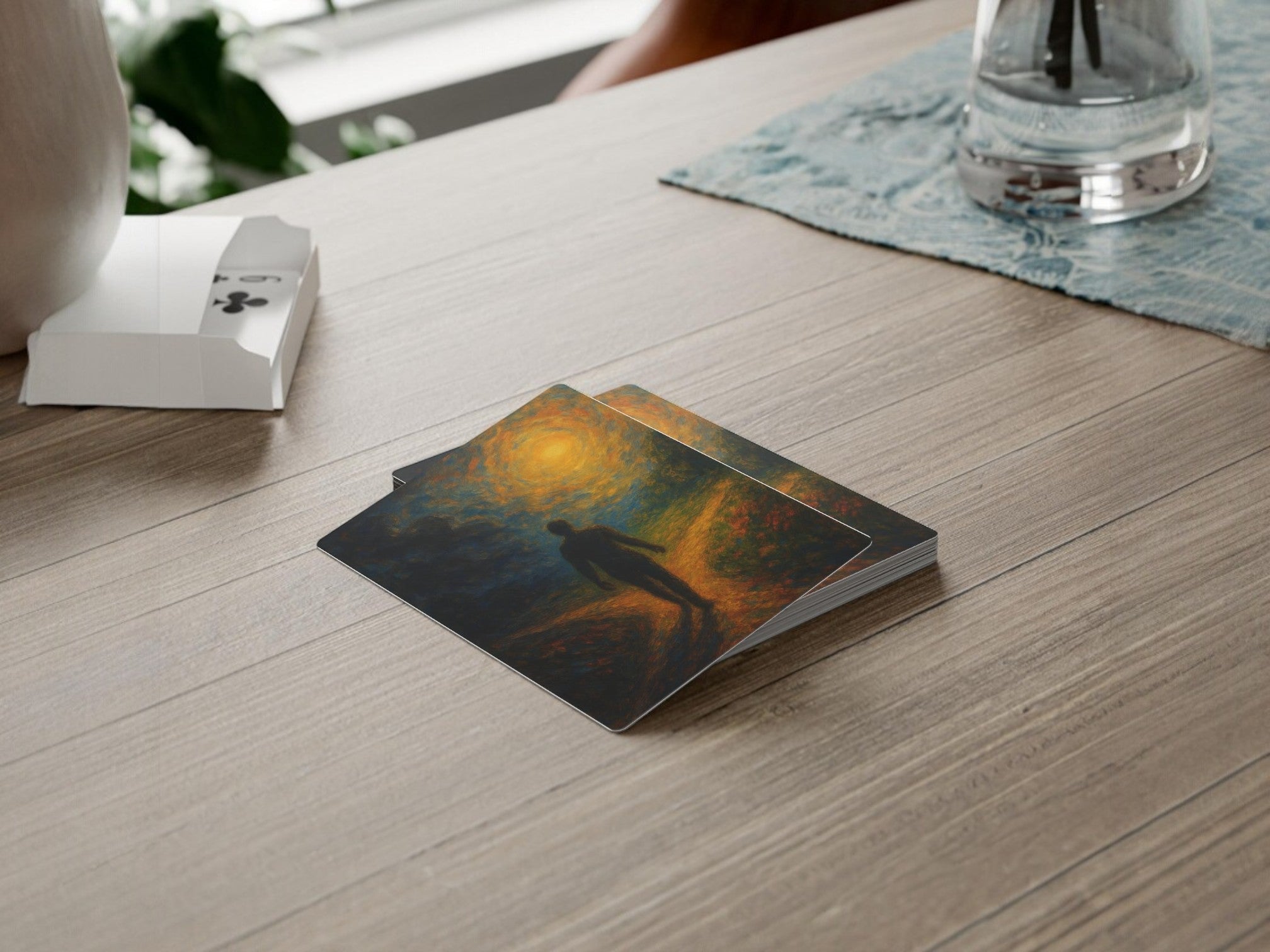 Jeu de poker peinture, ange divin artistique spirituel, carte de poker - Essences Agape 61013293