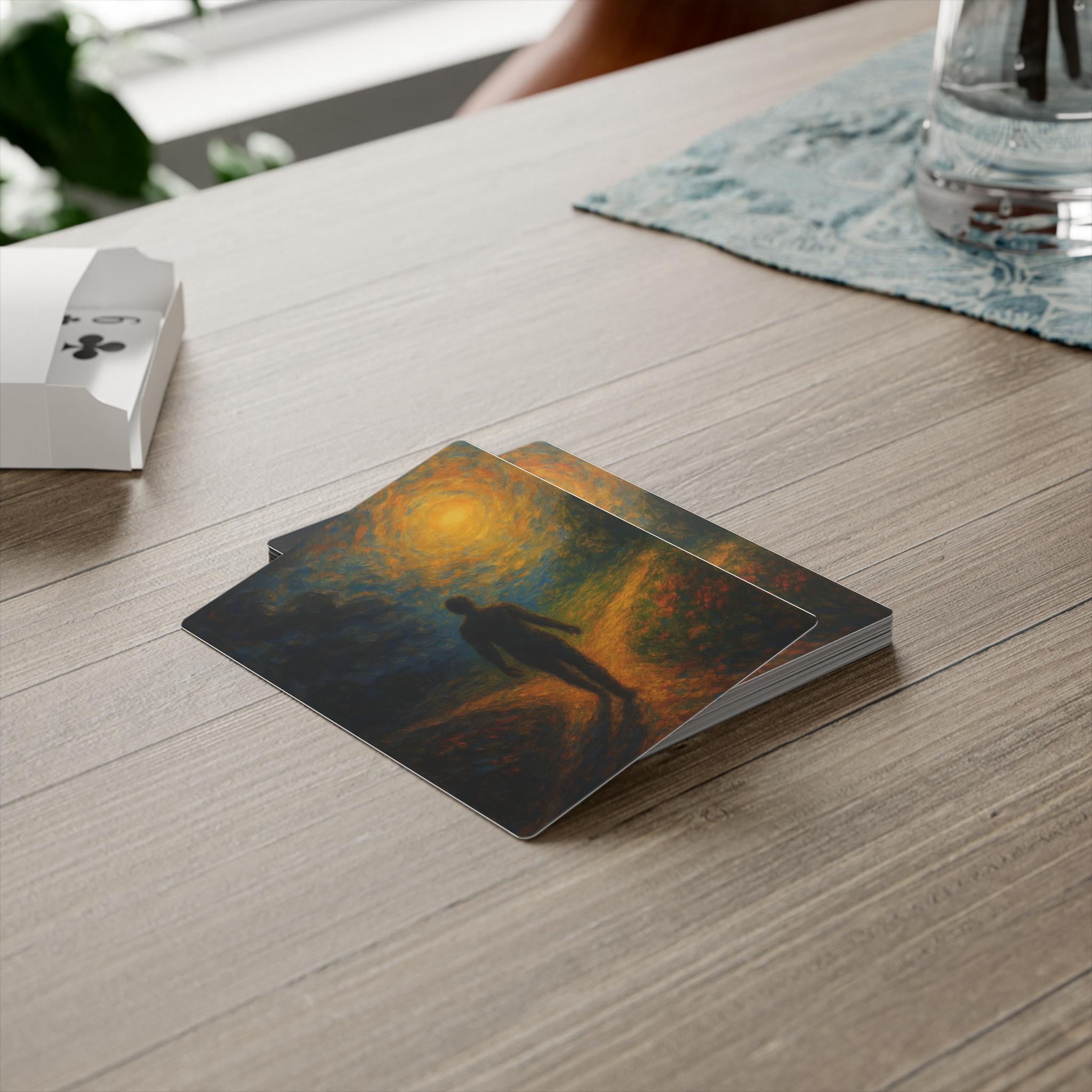 Jeu de poker peinture, ange divin artistique spirituel, carte de poker - Essences Agape 61013293