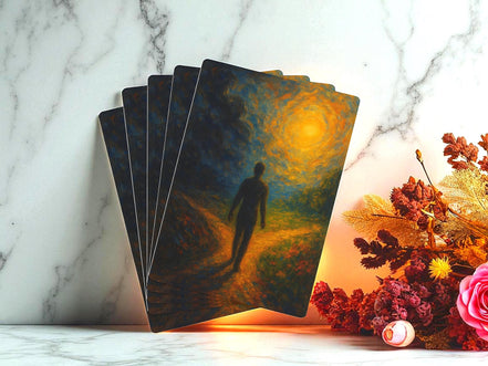 Jeu de poker peinture, ange divin artistique spirituel, carte de poker - Essences Agape 22738800