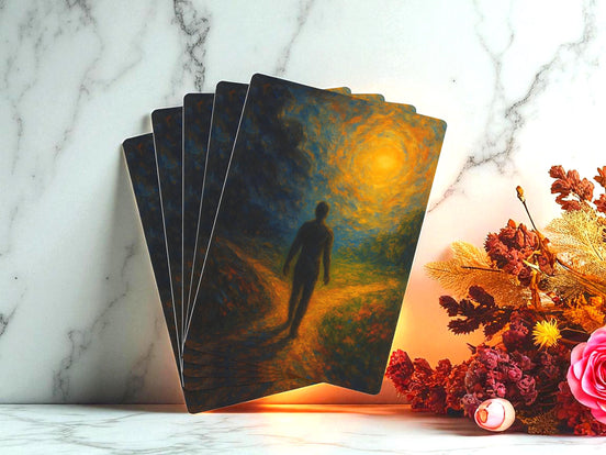 Jeu de poker peinture, ange divin artistique spirituel, carte de poker - Essences Agape 22738800