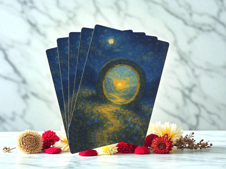 Jeu de poker peinture, ange divin spirituel, carte de poker imprimé - Essences Agape 19794184