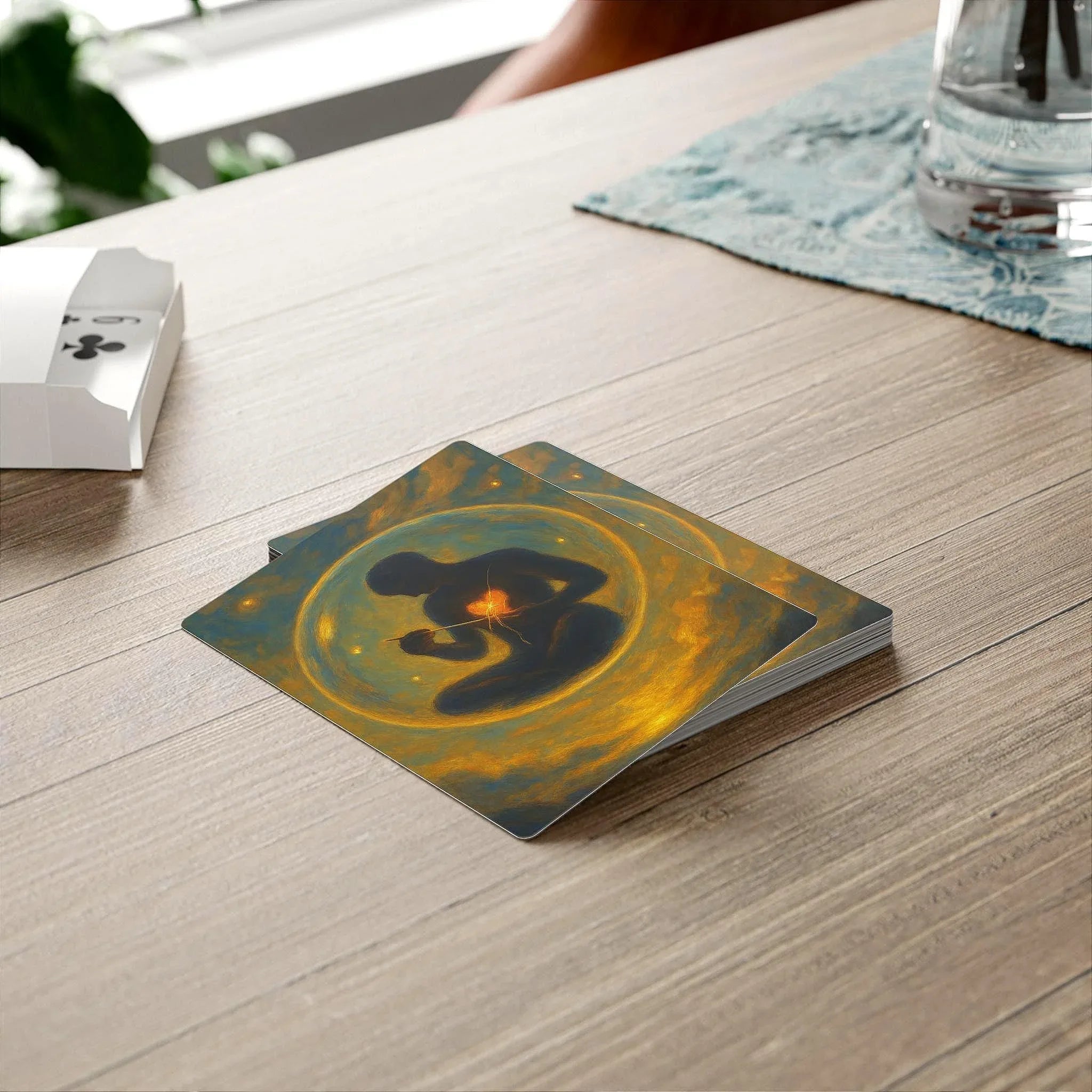 Jeu de poker peinture, cartes amour guérison, artistique spirituel - Essences Agape 49372004