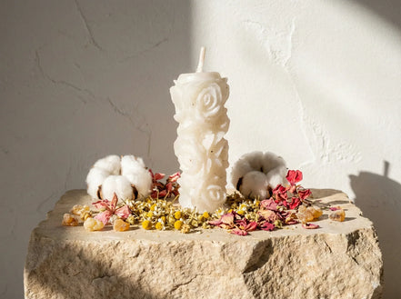 Mini Bougie Surprise Ambre & Géranium - Harmonie & Protection - Essences Agape 27655596