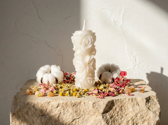 Mini Bougie Surprise Ambre & Géranium - Harmonie & Protection - Essences Agape 27655596