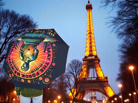 Parapluie pliant imprimé motivation spirituel chrétien, parapluie foi - Essences Agape 33215566