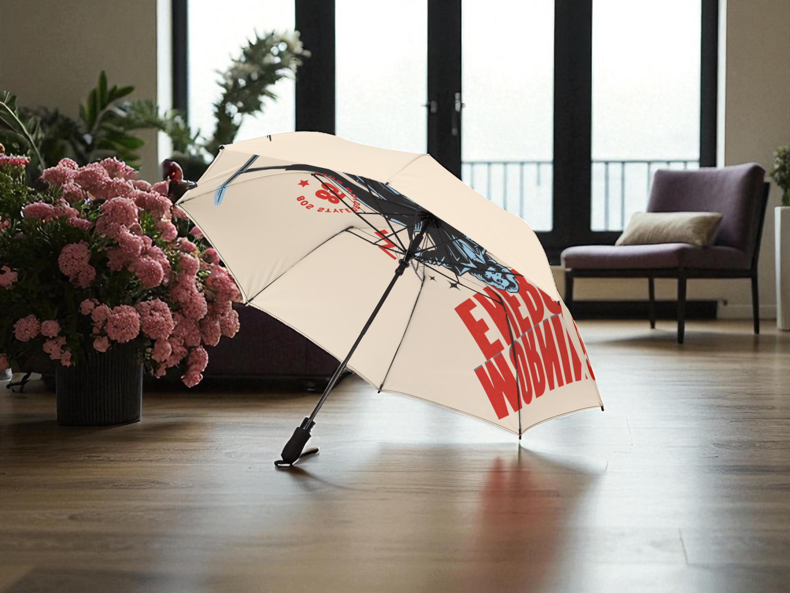 Parapluie pliant imprimé, style vintage femme, parapluie motivation - Essences Agape 24026546
