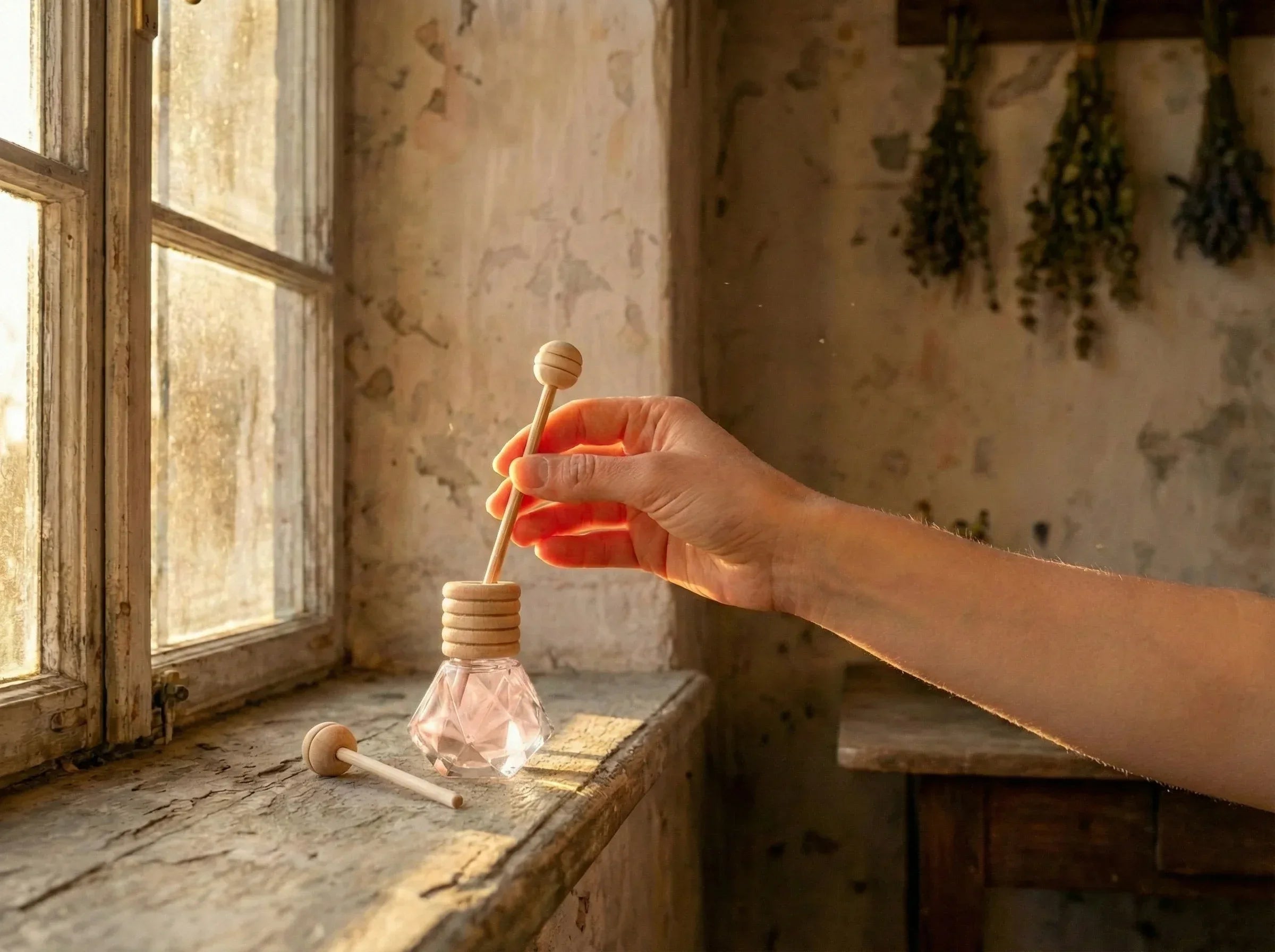 Parfum Diffuseur Rose & Violette - Douceur, Harmonie & Charme - Essences Agape 81329876