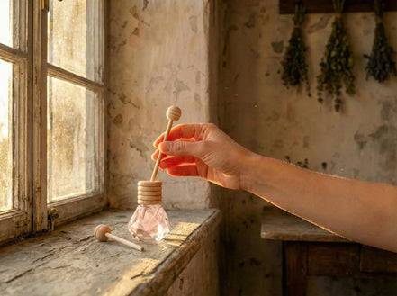 Parfum Diffuseur Rose & Violette - Douceur, Harmonie & Charme - Essences Agape 81329876