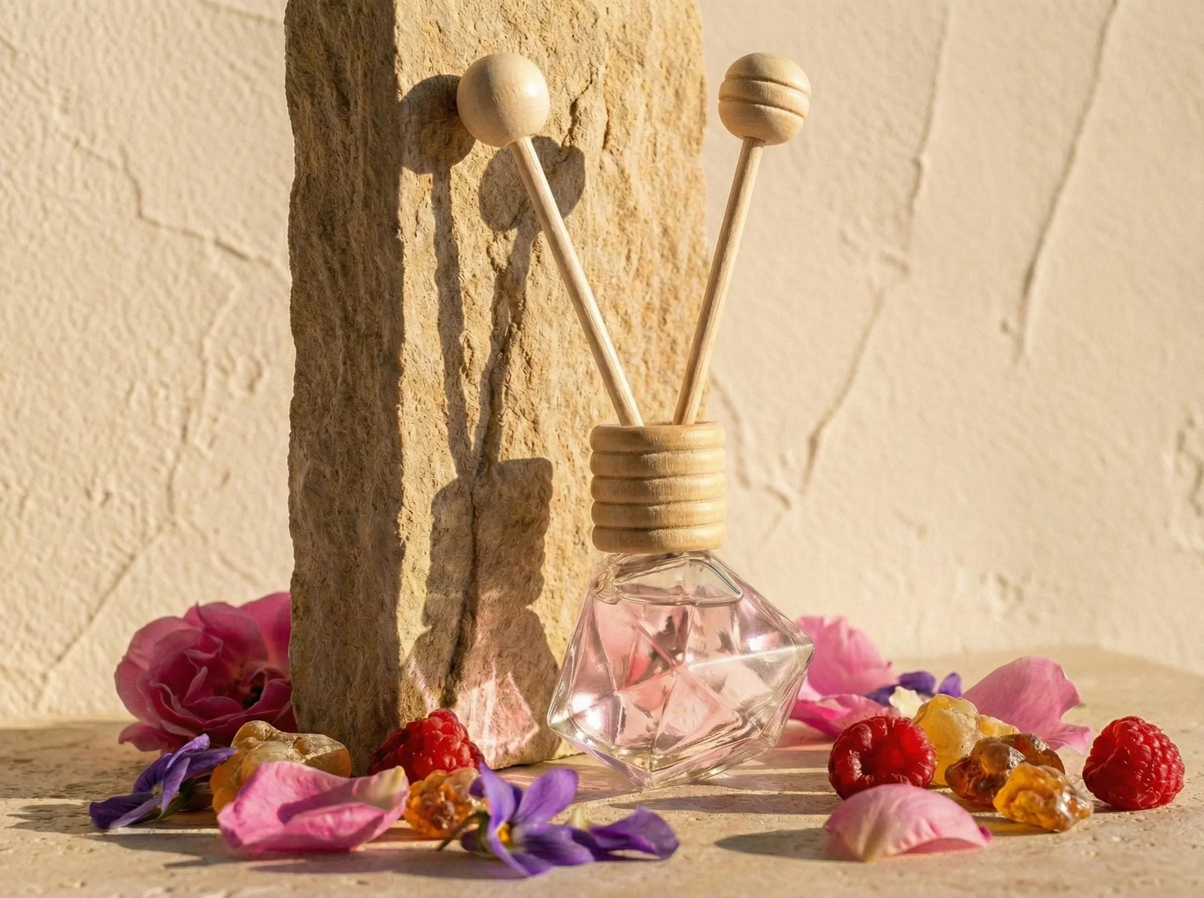 Parfum Diffuseur Rose & Violette - Douceur, Harmonie & Charme - Essences Agape 68698374