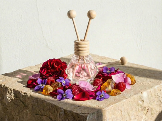 Parfum Diffuseur Rose & Violette - Douceur, Harmonie & Charme - Essences Agape 88497520