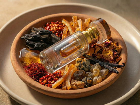 Parfum Oriental Oud Anbar - Abondance, Énergie Dorée & Eclat - Essences Agape 2117343