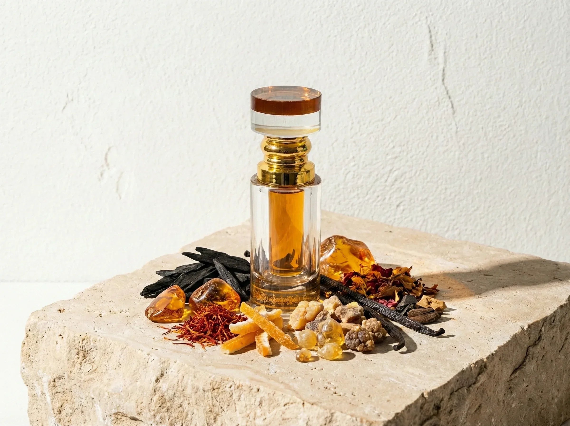 Parfum Oriental Oud Anbar - Abondance, Énergie Dorée & Eclat - Essences Agape 93913403