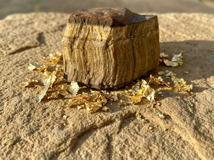 Pierre brute véritable Œil de Tigre - Bouclier & Courage & Force Or - Essences Agape 8398751