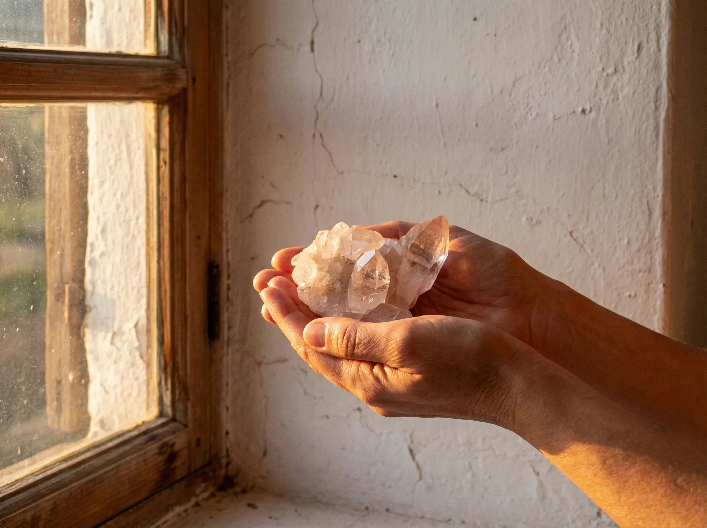 Pierre de soin chakras Cristal de Roche - Maître Guérisseur Lumière - Essences Agape 34951463