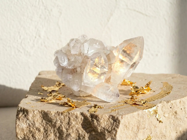 Pierre de soin chakras Cristal de Roche - Maître Guérisseur Lumière - Essences Agape 46433695