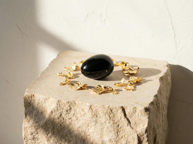 Pierre de soin chakras Jade Noir Poli - Protection & Ombre & Force - Essences Agape 75733020