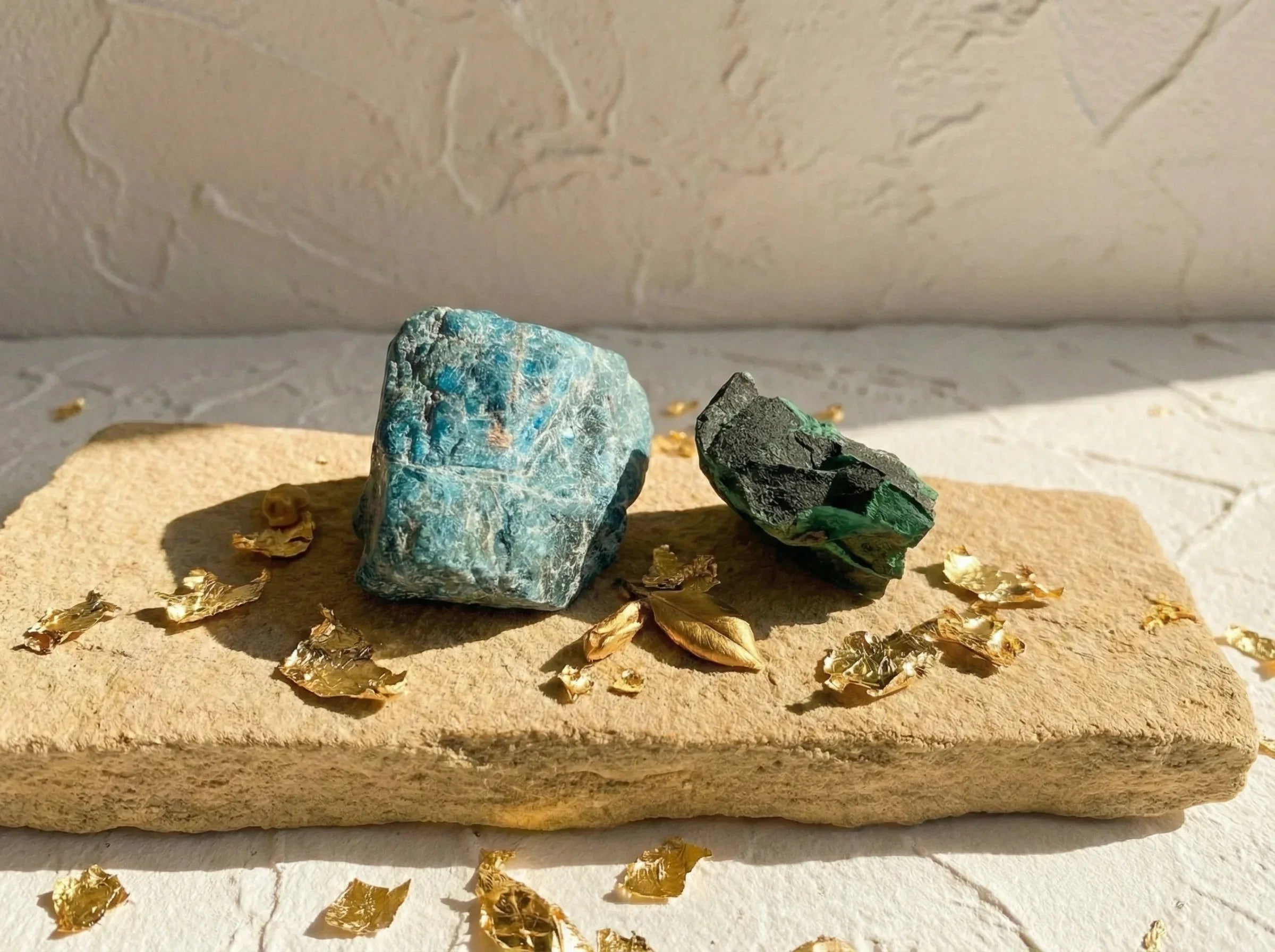 Pierres lithothérapie Apatite Bleue Brute - Manifestation & Expression - Essences Agape 91297162