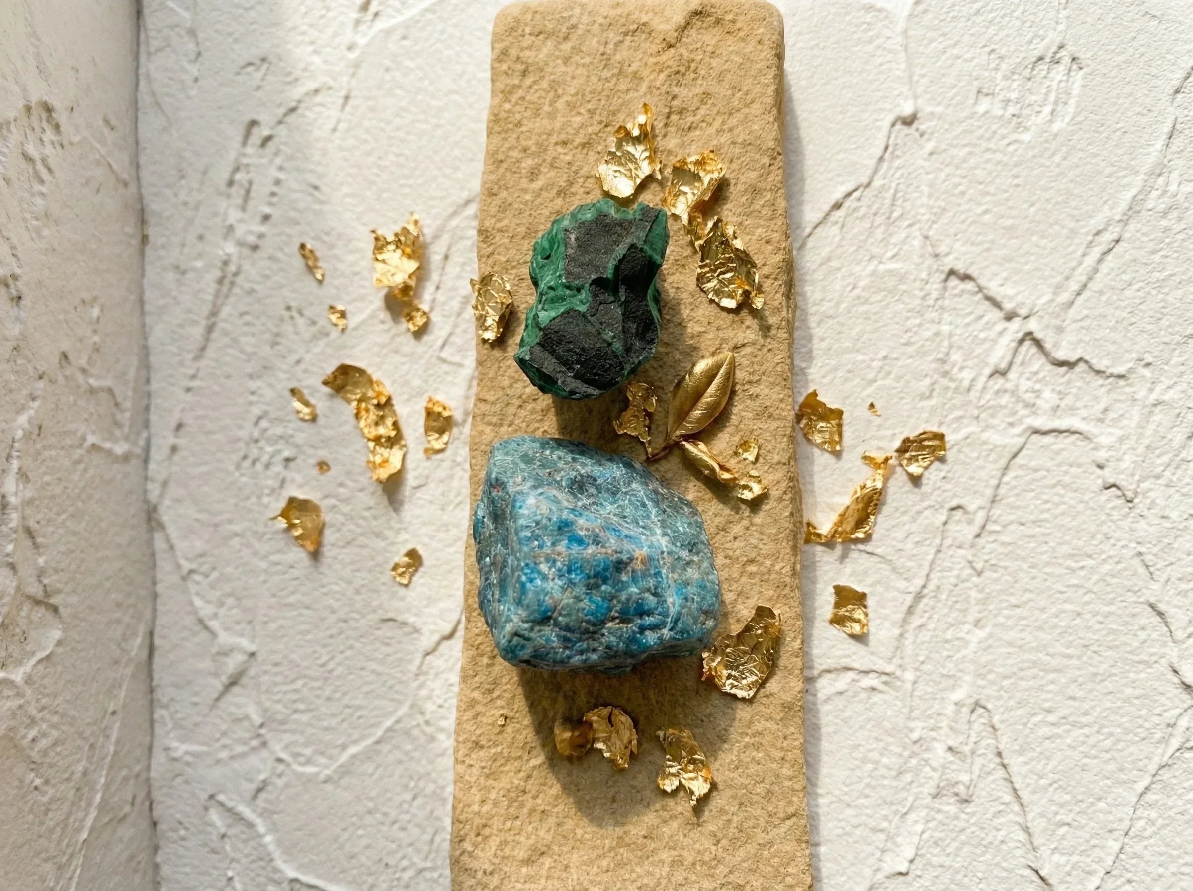 Pierres lithothérapie Apatite Bleue Brute - Manifestation & Expression - Essences Agape 12772631