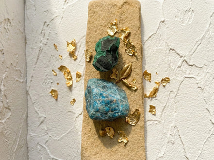 Pierres lithothérapie Apatite Bleue Brute - Manifestation & Expression - Essences Agape 12772631