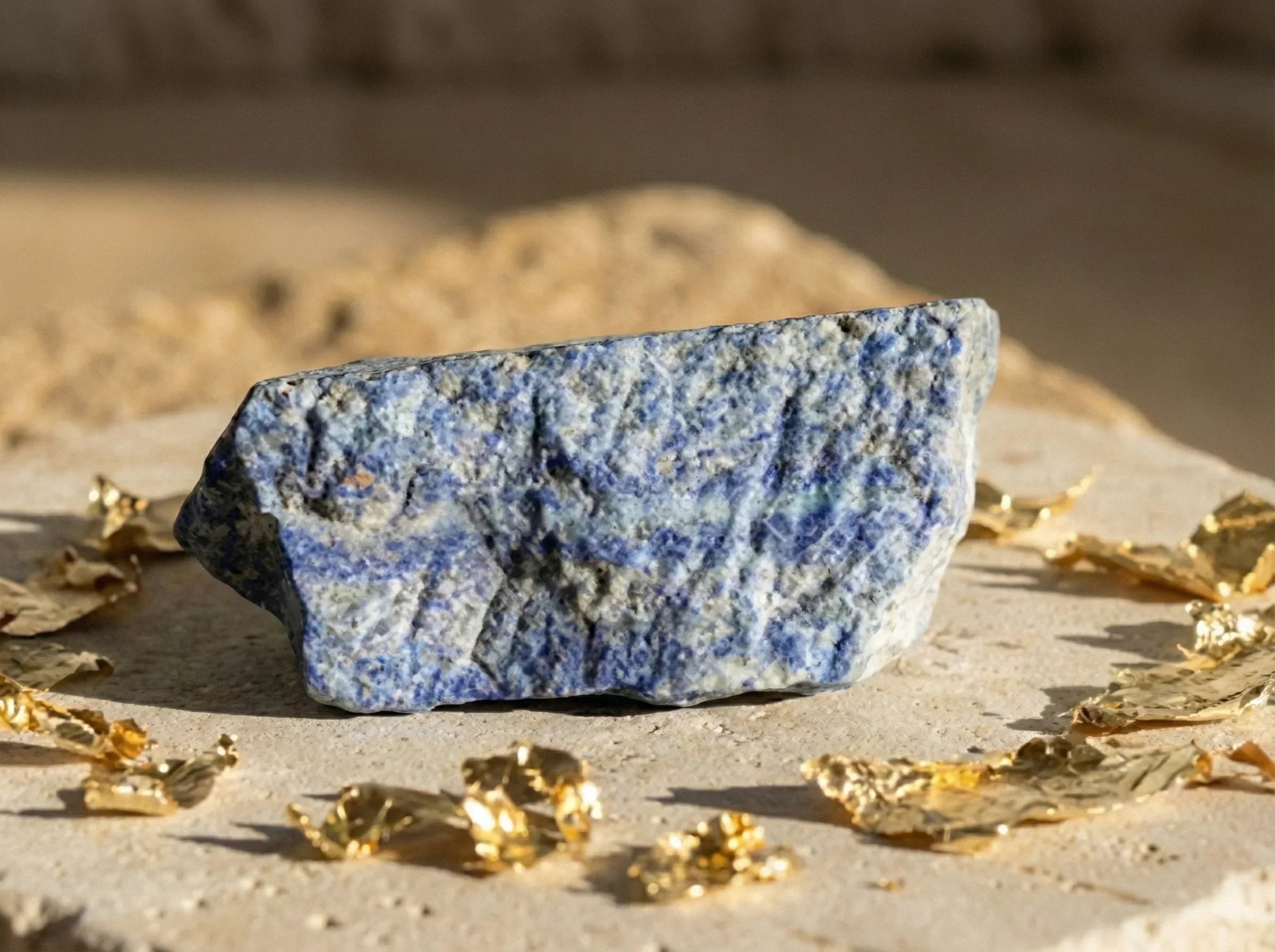 Pierres lithothérapie Lapis Lazuli Brut - Vérité & Sagesse Royale - Essences Agape 32740610