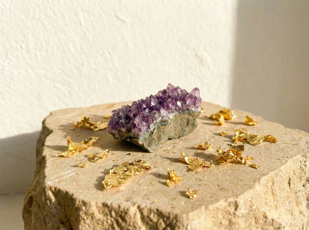 Pierres naturelles Améthyste Brute - Sagesse & Protection Zen Pure - Essences Agape 54910010