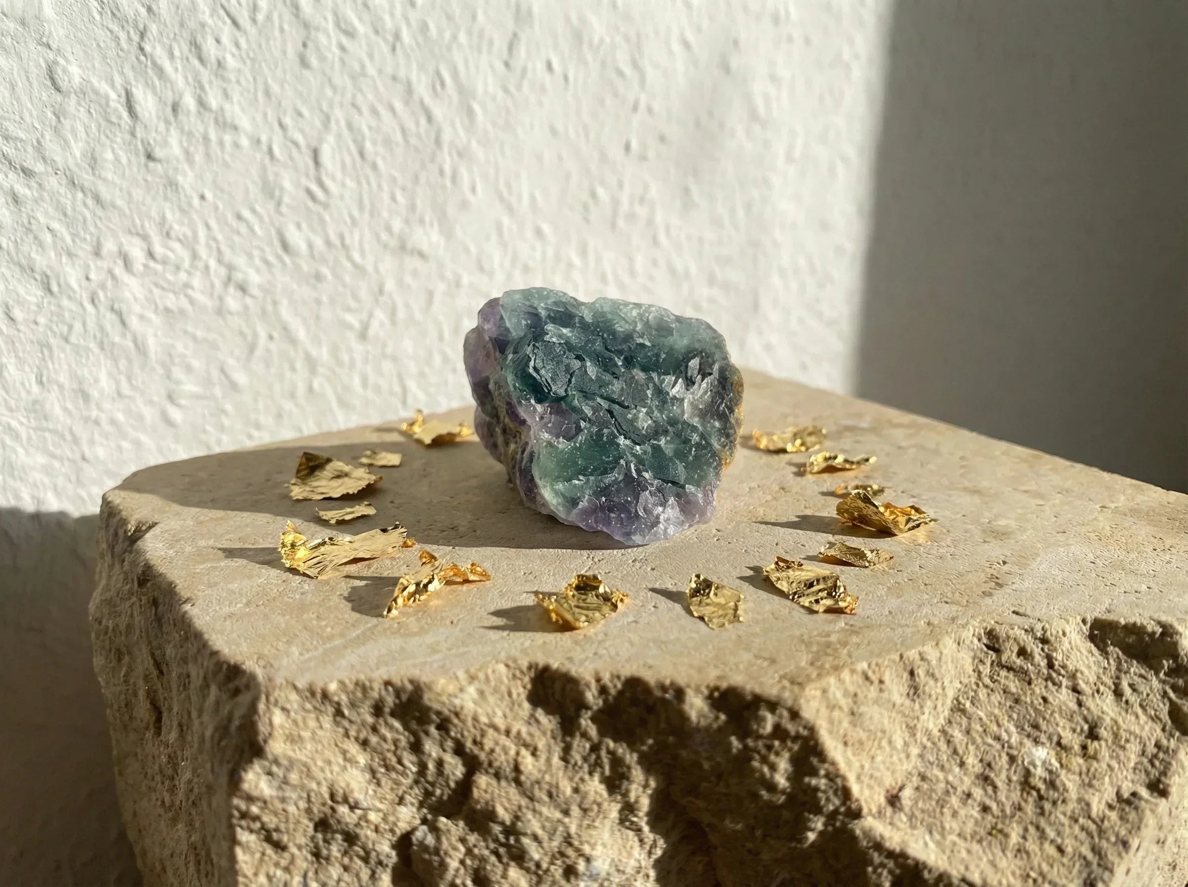 Pierres naturelles Fluorite Brute - Clarté Mentale & Intuition Zen - Essences Agape 25853051