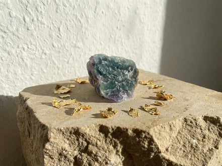 Pierres naturelles Fluorite Brute - Clarté Mentale & Intuition Zen - Essences Agape 25853051