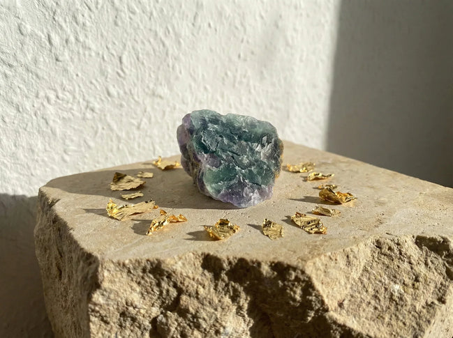 Pierres naturelles Fluorite Brute - Clarté Mentale & Intuition Zen - Essences Agape 25853051