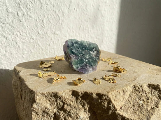 Pierres naturelles Fluorite Brute - Clarté Mentale & Intuition Zen - Essences Agape 25853051