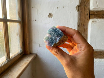 Pierres naturelles Fluorite Brute - Clarté Mentale & Intuition Zen - Essences Agape 80173440