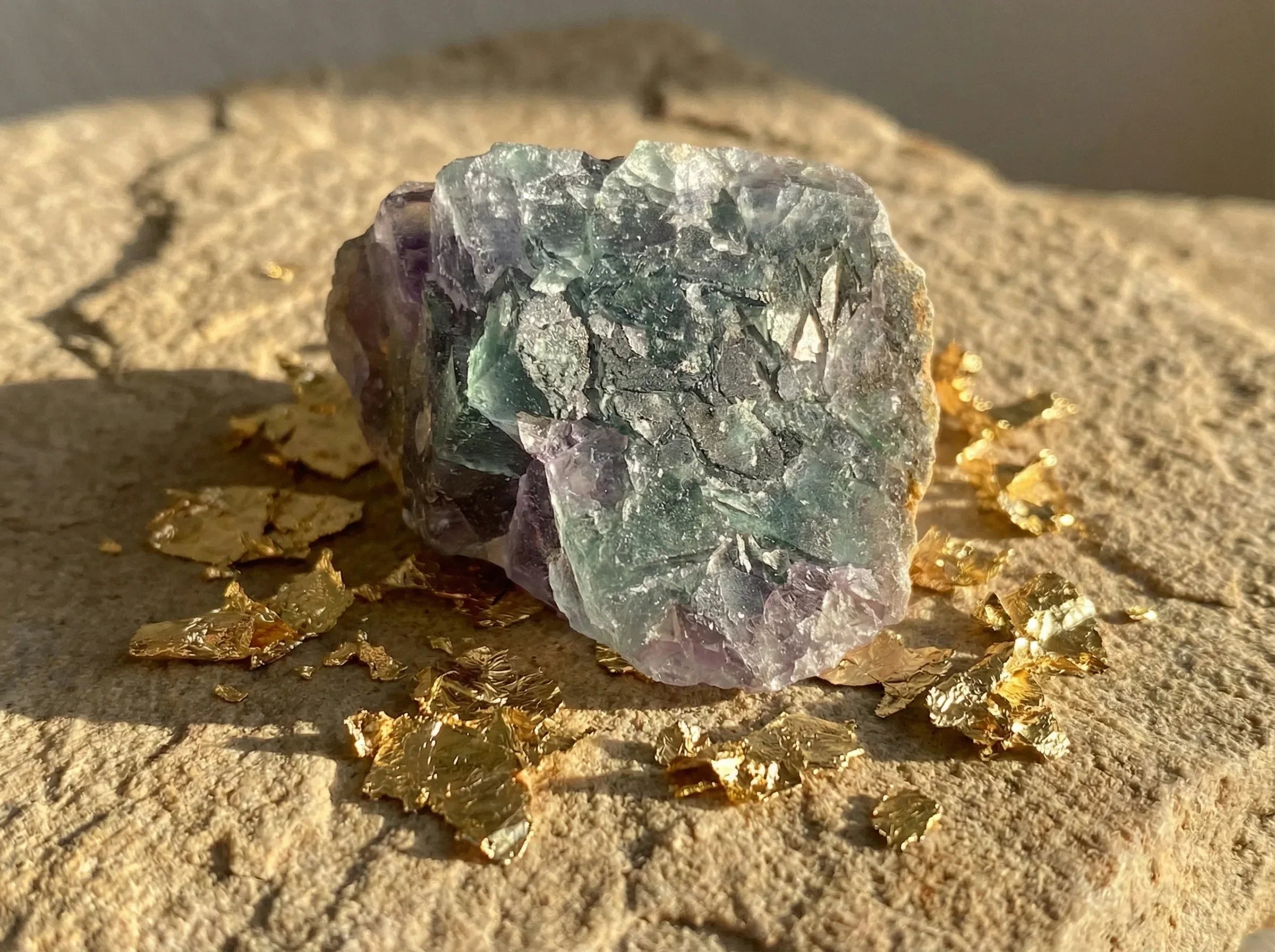 Pierres naturelles Fluorite Brute - Clarté Mentale & Intuition Zen - Essences Agape 91910597