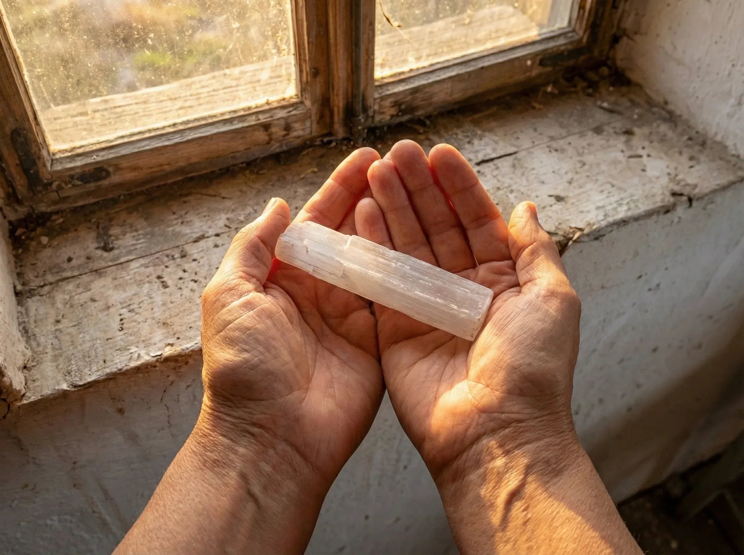 Pierres naturelles Sélénite Brute - Clarté & Lumière Divine & Paix - Essences Agape 69497660