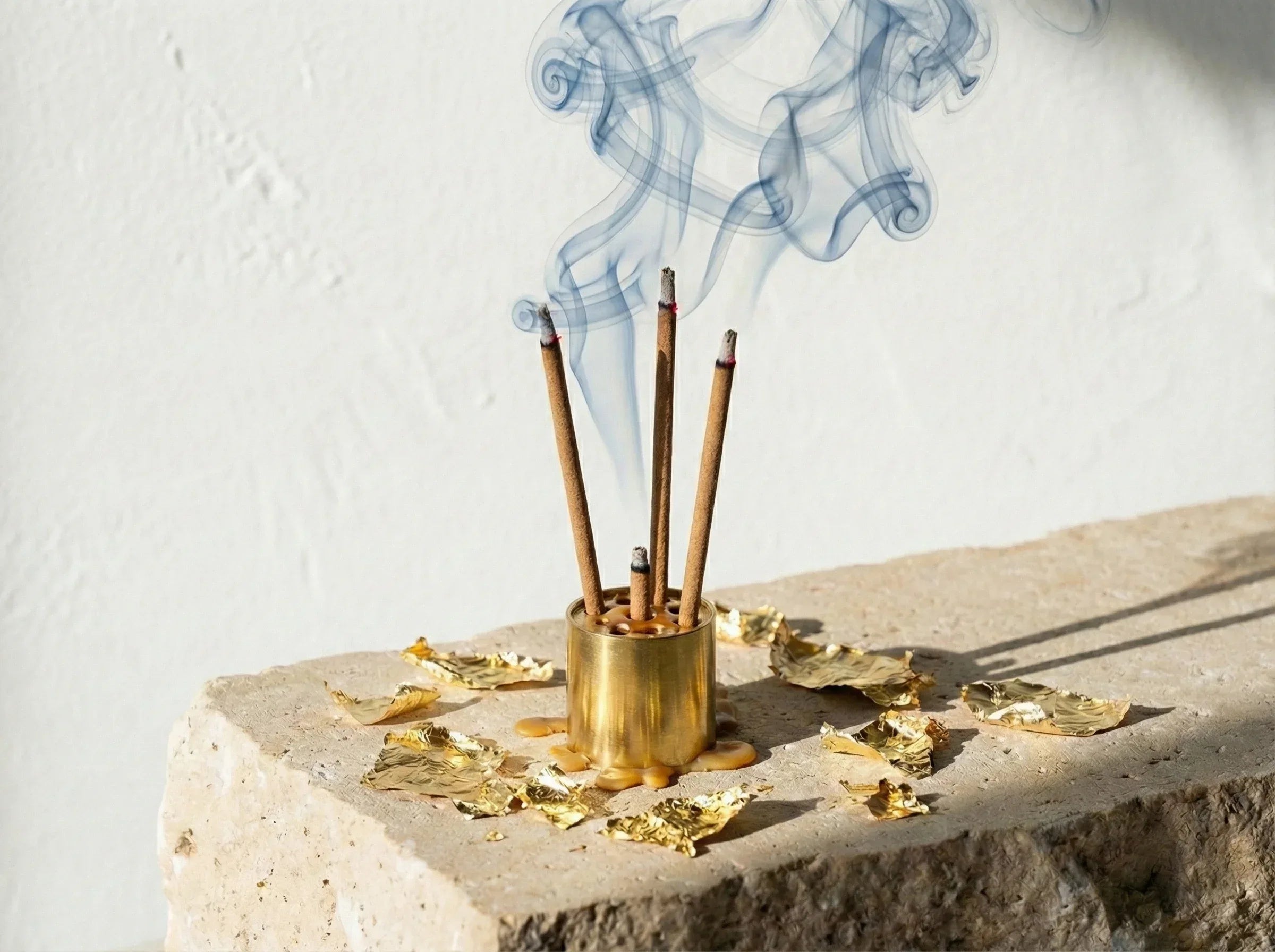 Porte encens 3 Trous Acier - Trinité, Versatilité & Design Zen - Essences Agape 99524928