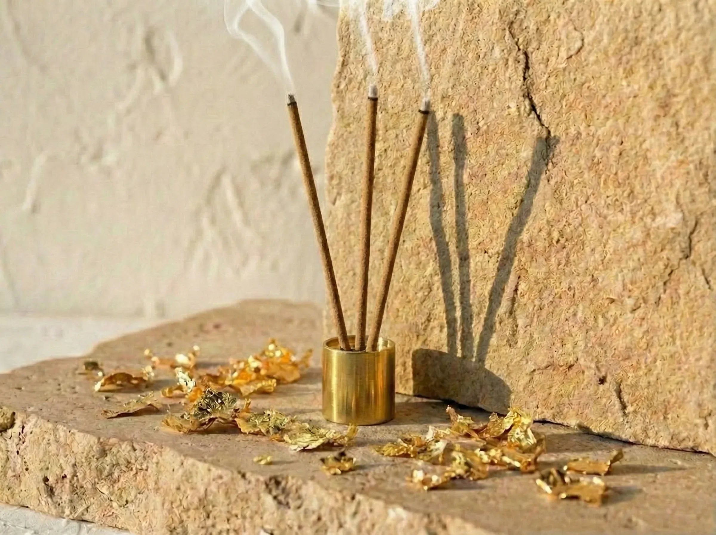 Porte encens 3 Trous Acier - Trinité, Versatilité & Design Zen - Essences Agape 18925695