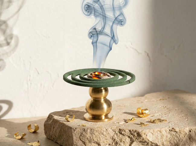 Porte encens Escargot Spirale - Chemin Infini, Légèreté & Cycle - Essences Agape 78740558