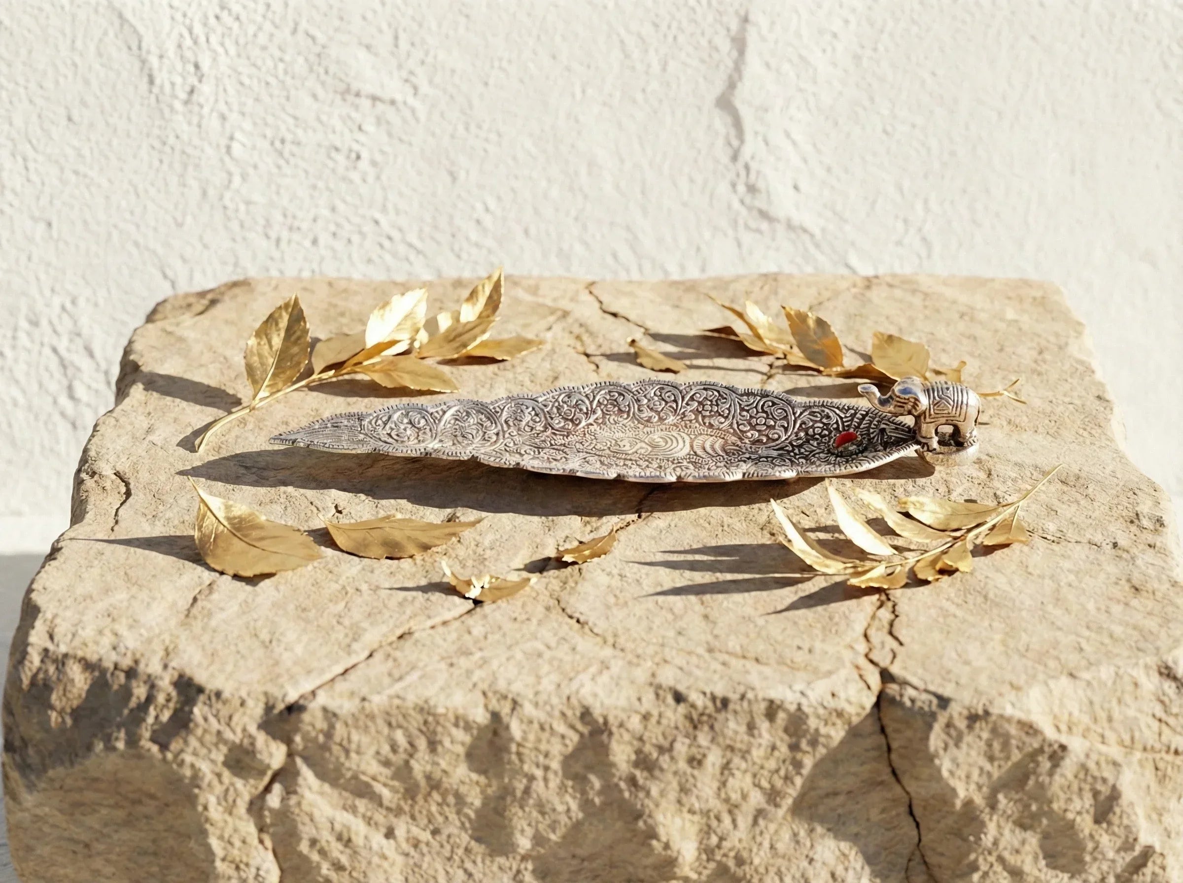 Porte encens Plume Argent - Légèreté, Message Céleste & Prière - Essences Agape 62996973