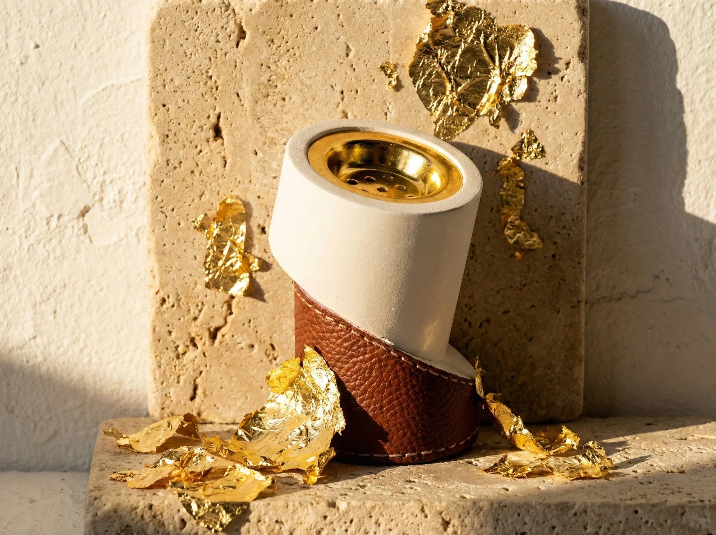 Portes bakhoor Céramique Blanche - Design, Pureté Absolue & Paix - Essences Agape 20565767