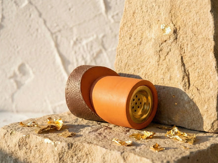 Portes bakhoor Cuir Ocre - Terre Cuite, Voyage Nomade & Lumière - Essences Agape 62602895