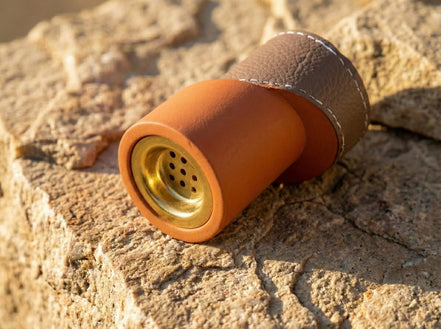 Portes bakhoor Cuir Ocre - Terre Cuite, Voyage Nomade & Lumière - Essences Agape 45980524