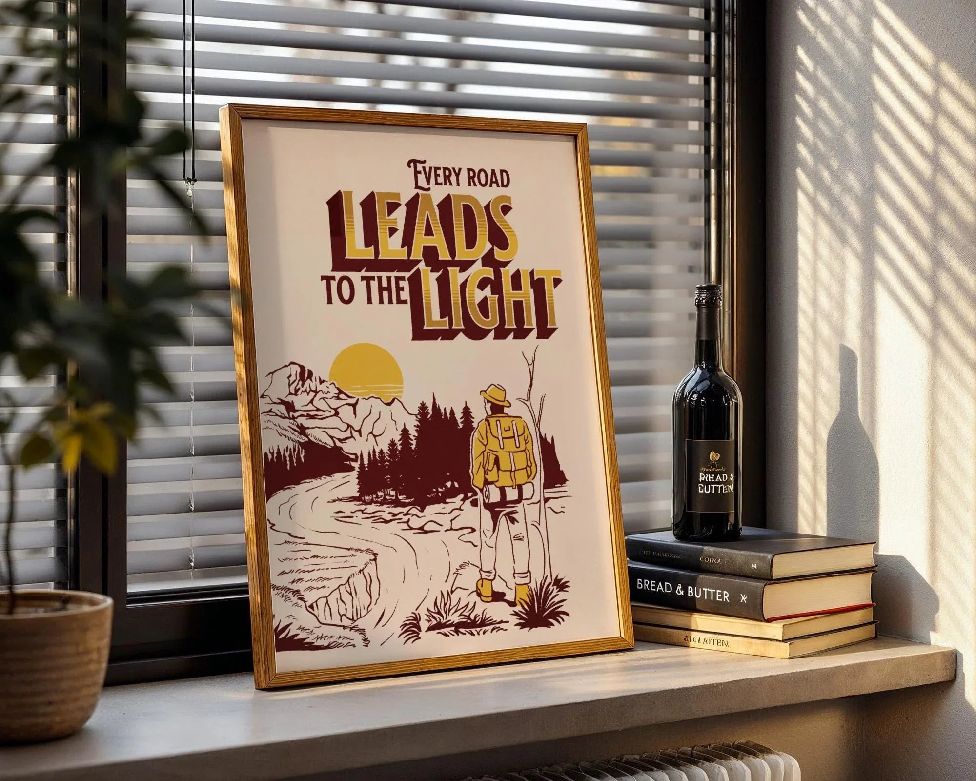 Poster de développement personnel, affiche chemin de vie Essences Agape