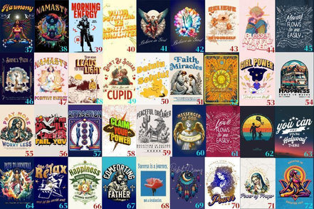 Affiche développement personnel, art dessin animé, positive, zen - Essences Agape 1711260