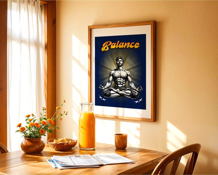 Poster méditation affiche, art spirituel, pensée positive, poster yoga - Essences Agape 6007793