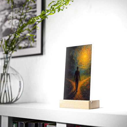 Présentoir acrylique chemin lumineux spirituel, décor intérieur zen - Essences Agape 4146432